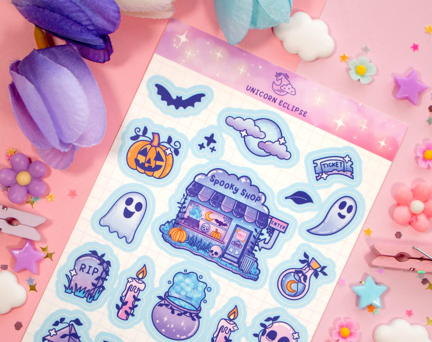 Spirit Town Sticker Sheet