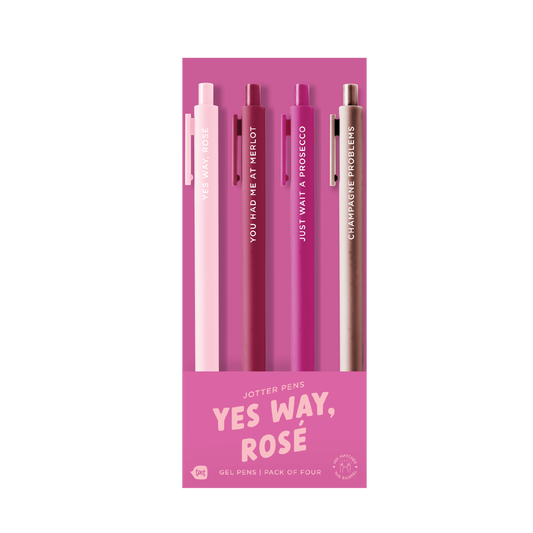 Yes Way Rosé - Jotter Pen Sets 4 Pack