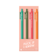 F*ck If I Know - Jotter Pen 4 Pack