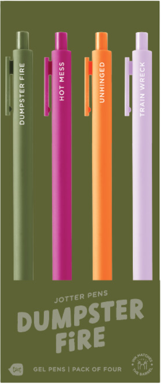 Jotter Sets 4 Pack (New Sets!!!): Dumpster Fire