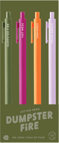 Jotter Sets 4 Pack (New Sets!!!): Dumpster Fire