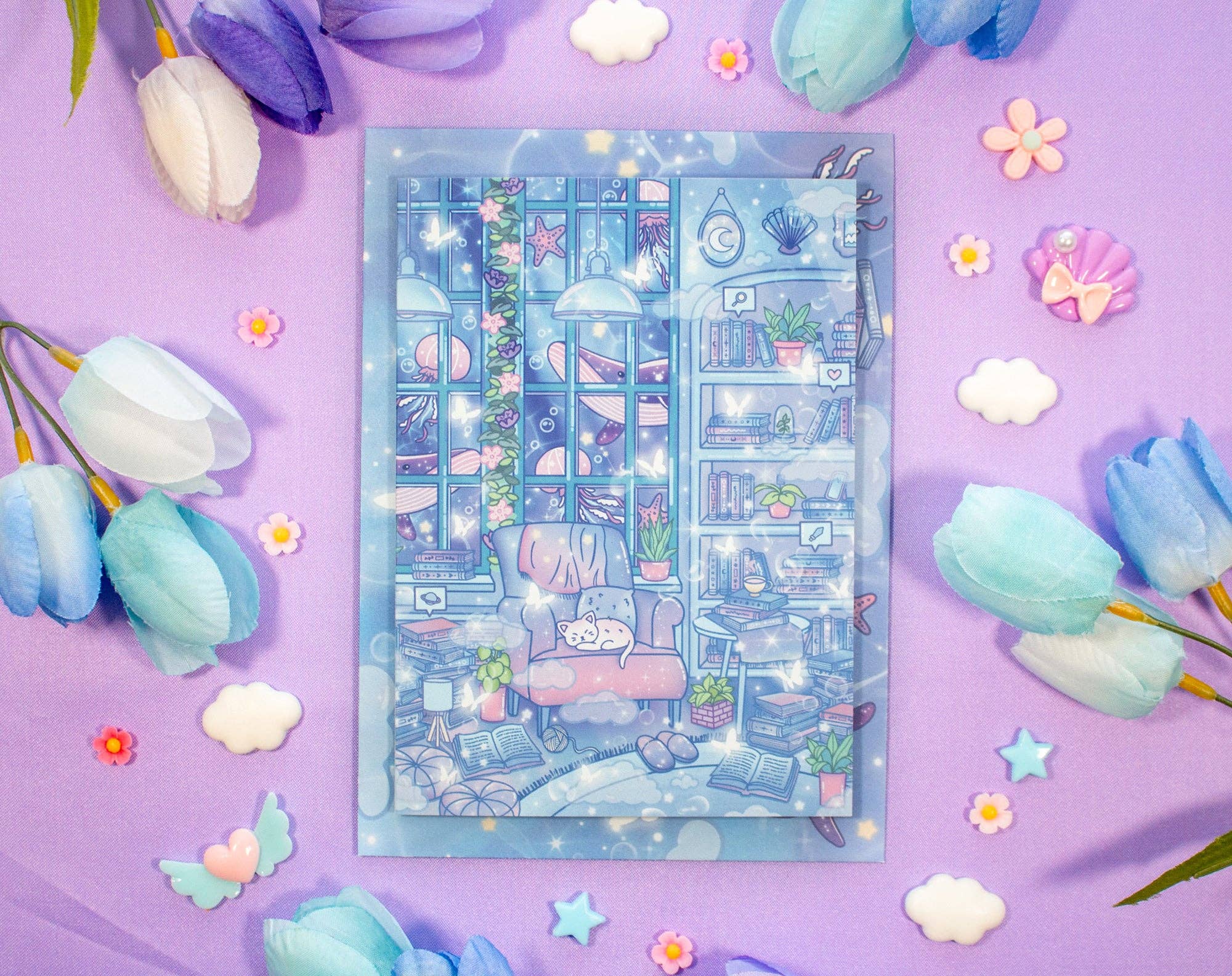 Reading Room | Greeting Card