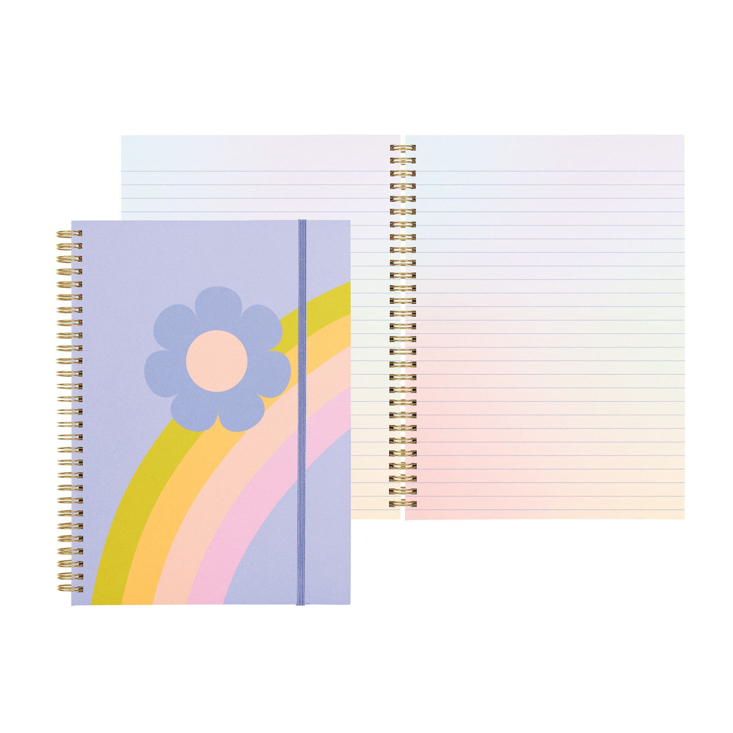 Rainbow Flower Notebook