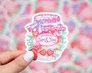 Strawberry Jam Sticker