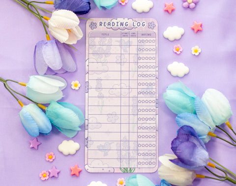 Lavender Dreams Reading Log | Bookmark