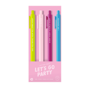 Let's Go Party Barbie - Jotter Pen Sets 4 Pack