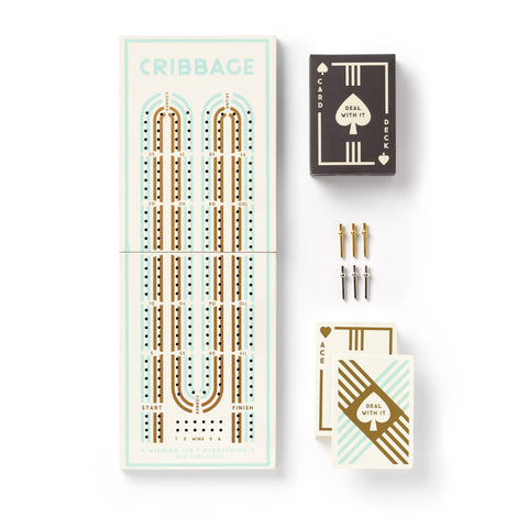 Brass Monkey Cribbage In A Box Cribbage Game Set