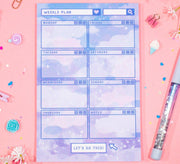 Blue Skies | Weekly Planner Pad