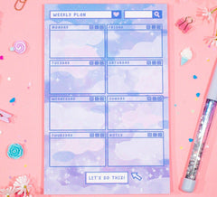 Blue Skies | Weekly Planner Pad