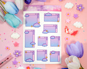 Cloud Notes | Sticker Sheet