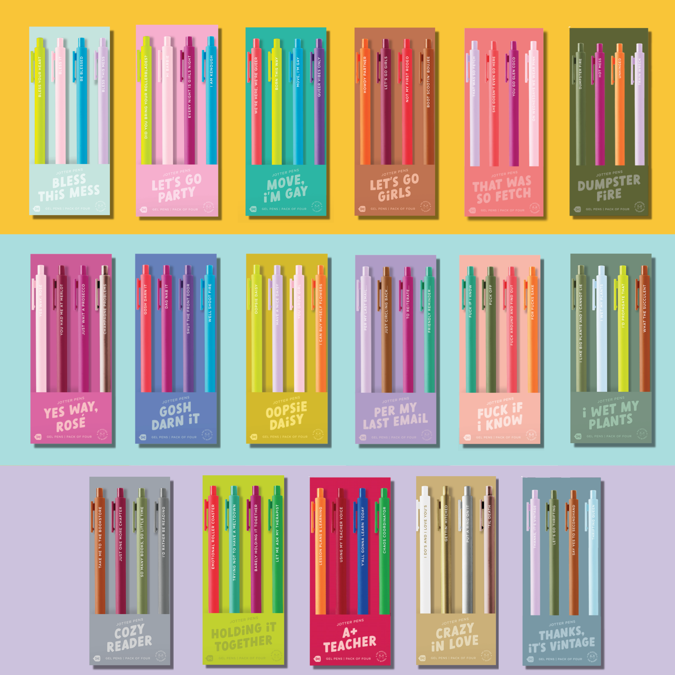 Jotter Sets 4 Pack (New Sets!!!): Cozy Reader