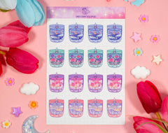 Affirmation Candles | Sticker Sheet