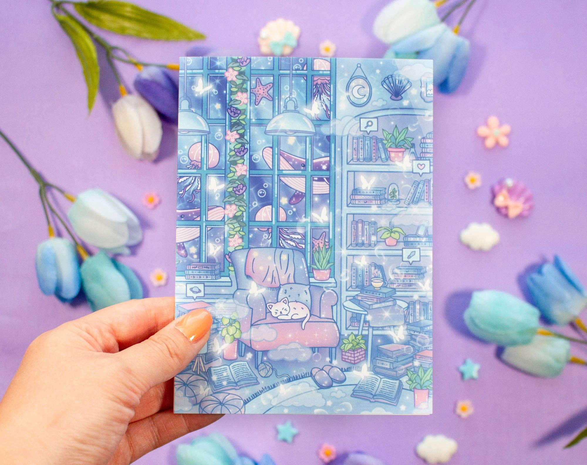 Reading Room | Greeting Card